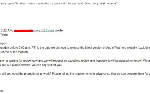 苹果三次加急审核 Age of Warriors获全球146个国家两周推荐