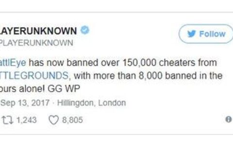 《绝地求生》外挂猖獗 官方已封号超15万人