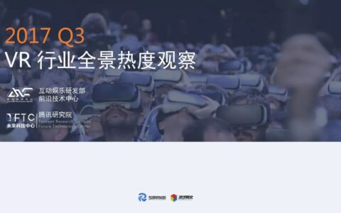 2017年Q3季度VR 行业全景热度观察