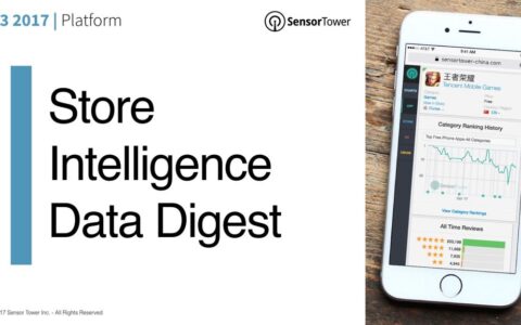 Sensor Tower2017年Q3全球数据：七部中国APP及七家中国发行商入App Store下载量前20