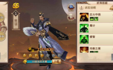 一骑当千2贾诩后起之秀