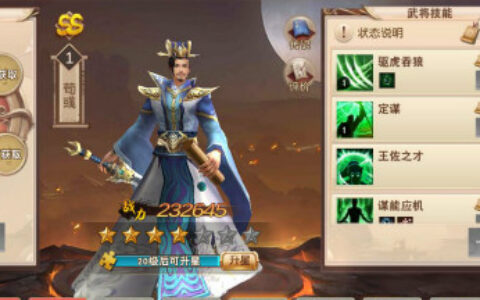 一骑当千2群攻型谋士荀彧