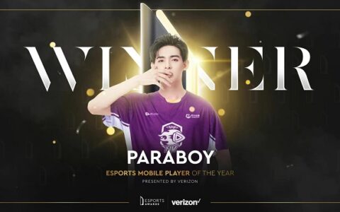 PEL选手Paraboy荣获Esports Awards年度最佳手游选手