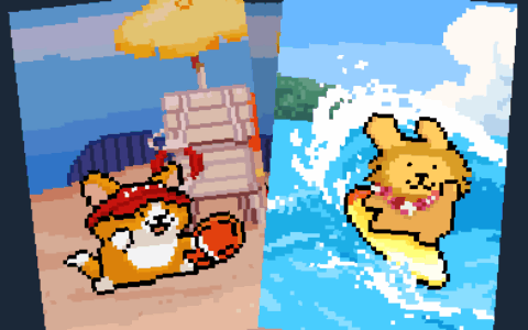 《线条小狗：动物温泉》开启夏日派对，首个季节主题DLC将于7月23日清凉登场