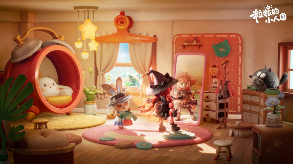 腾讯推出微观治愈经营新作，《粒粒的小人国》首曝全平台预约开启