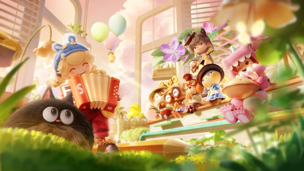 腾讯推出微观治愈经营新作，《粒粒的小人国》首曝全平台预约开启