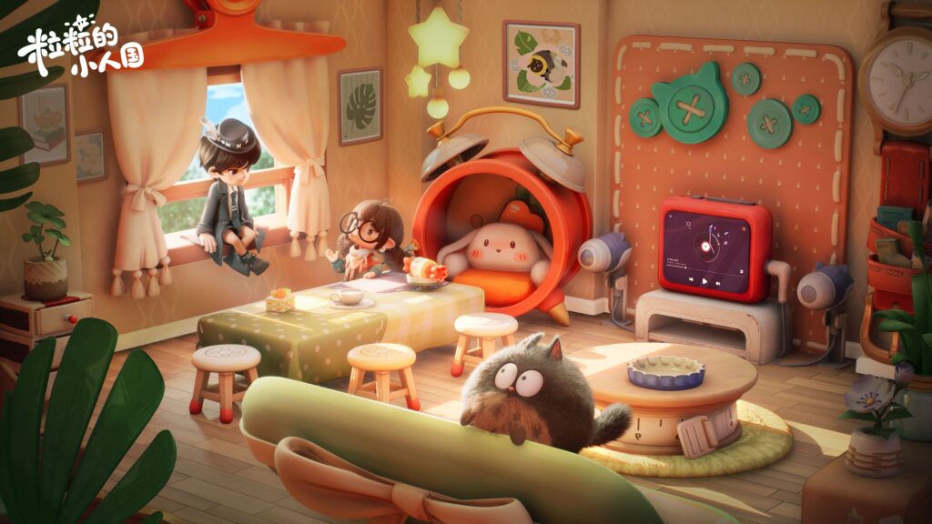 腾讯推出微观治愈经营新作，《粒粒的小人国》首曝全平台预约开启