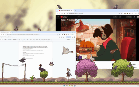 桌面放置新游《桌面鸟舍：小小鸟陪你摸大鱼》今日发售！在桌面养一群可爱鸟儿！