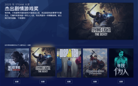 Steam大奖提名，版本“亲临噩梦”上线，《消逝的光芒：困兽》迎来入坑最佳时机