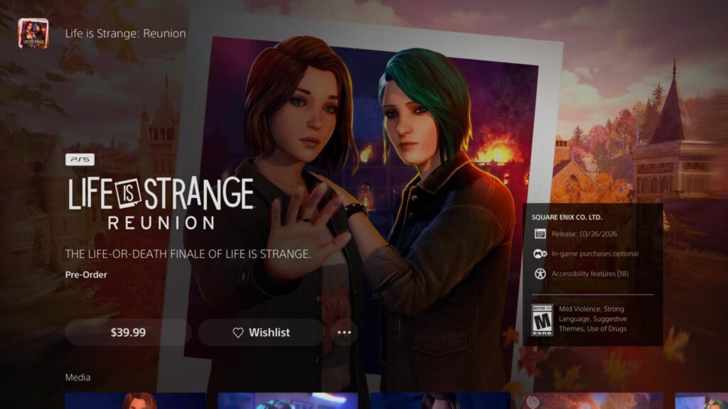 时隔十一年，你还是Max Caulfield：《奇异人生：重逢》3月27日发售