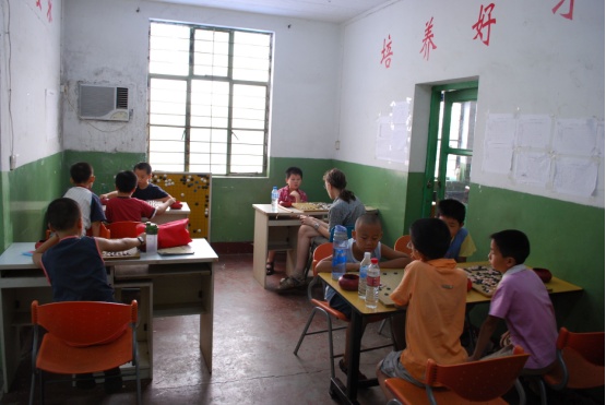 胡里奥所在的围棋学校