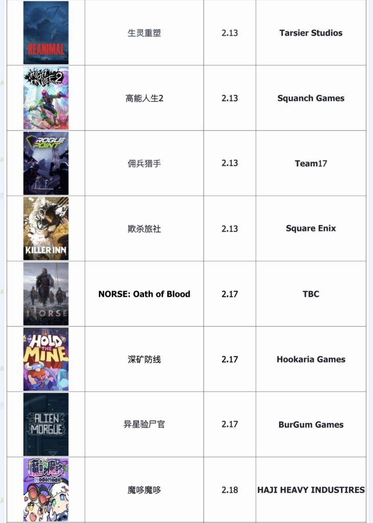 春节上线：《喵喵的结合》、《生灵重塑》、《波斯王子：失落的王冠》手游|游戏上线表