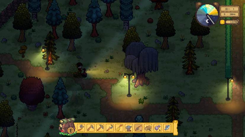 种菜砍树养羊驼！类星露谷新游《森灵旅社》免费试玩