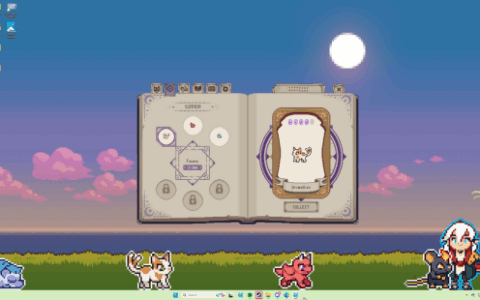 拒绝高危摸鱼！桌面挂机+融合收集，Steam桌面放置新游《使魔见闻录》今日发售