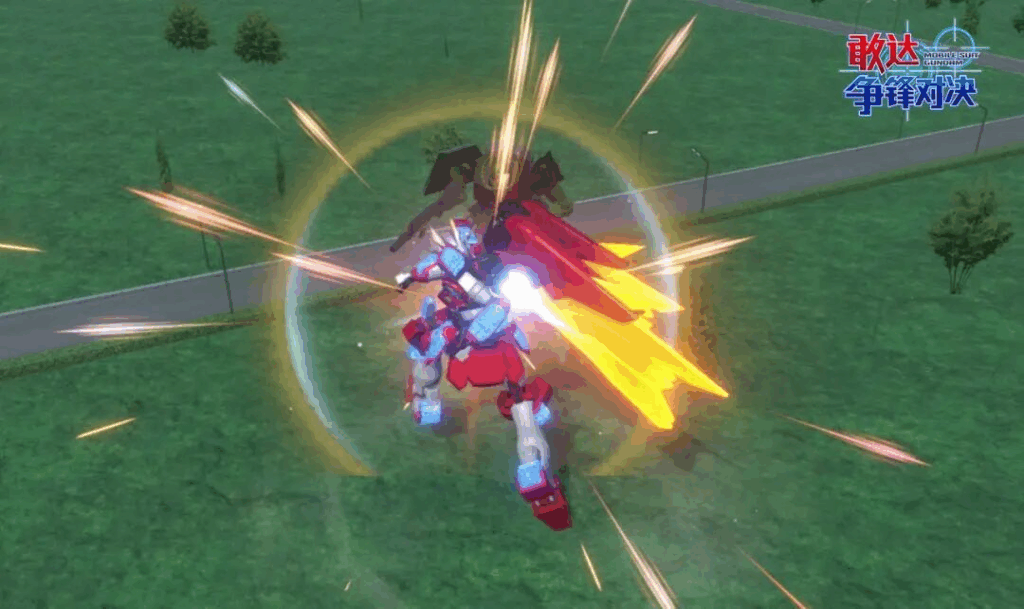 《敢达争锋对决》神燃炎敢达实装！神树流奥义点燃近战战场！