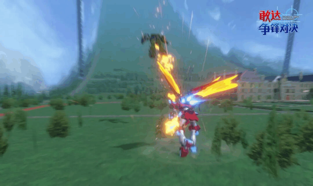 《敢达争锋对决》神燃炎敢达实装！神树流奥义点燃近战战场！
