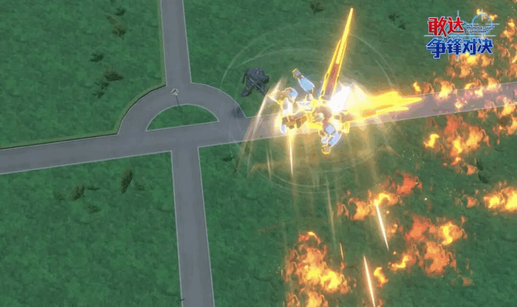 《敢达争锋对决》神燃炎敢达实装！神树流奥义点燃近战战场！