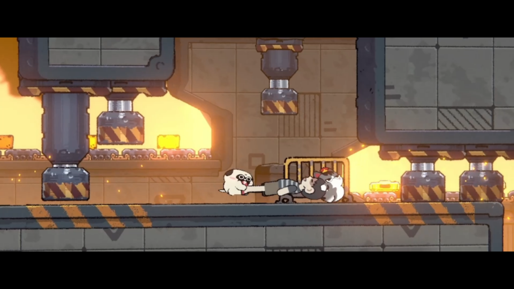 猫狗相伴 欢乐闯关 双人合作平台跳跃游戏《猫狗同行》上线Steam商店页。