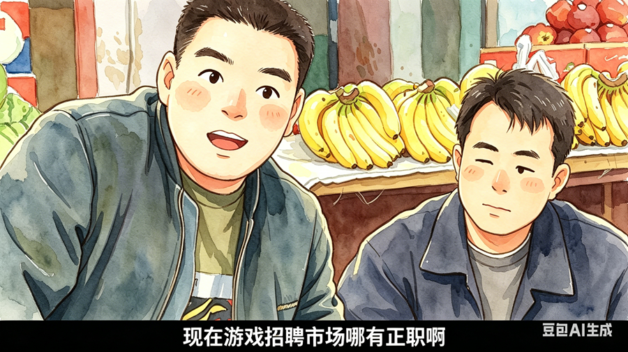 现在游戏招聘市场哪有正职啊，全是外包的岗