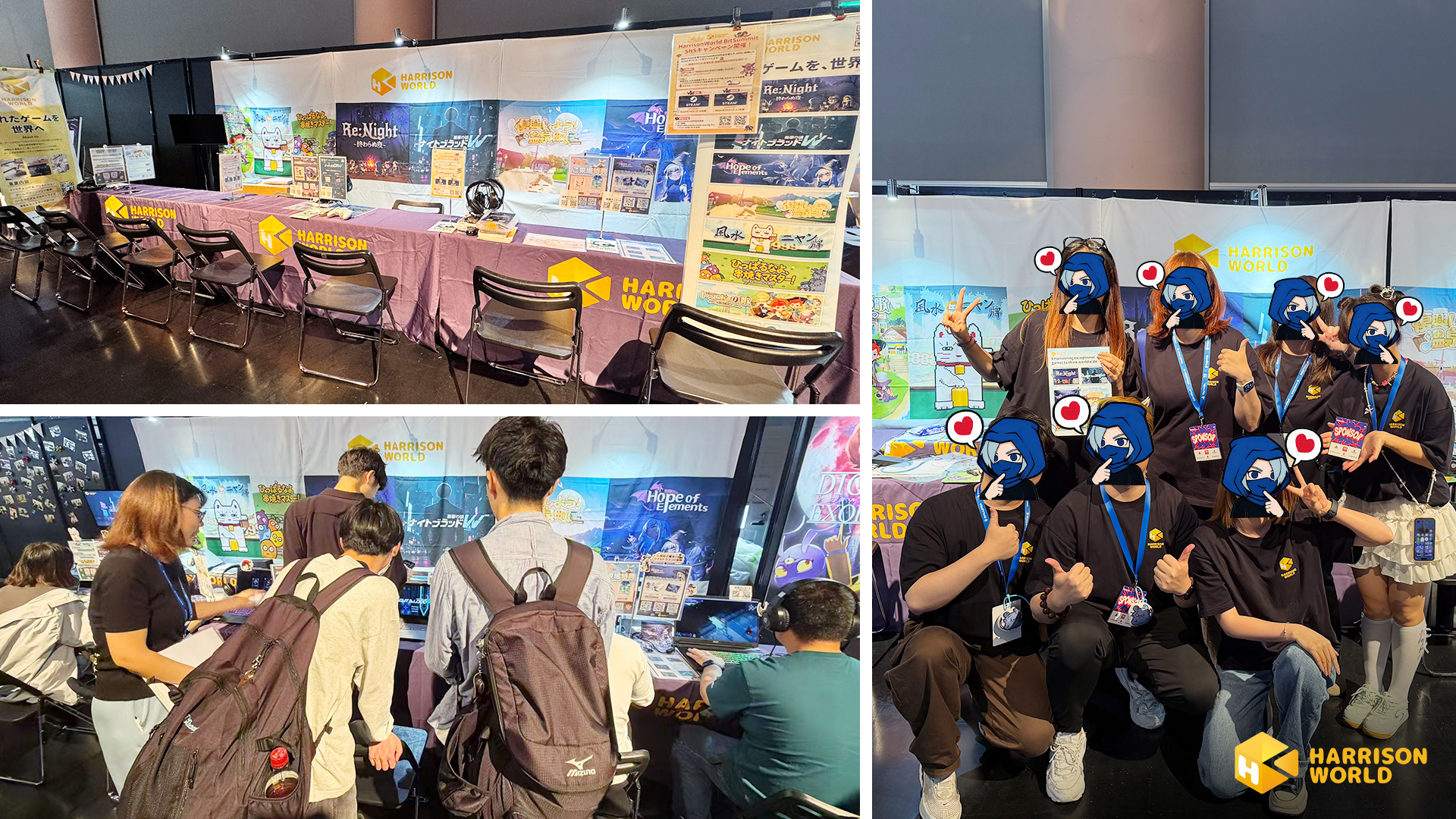 这次BitSummit，我们HARRISONWORLD把温泉镇和赛博都市都搬来了