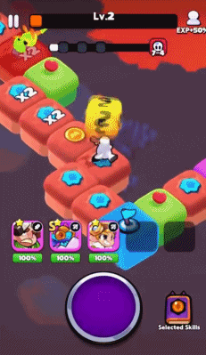 After earning 