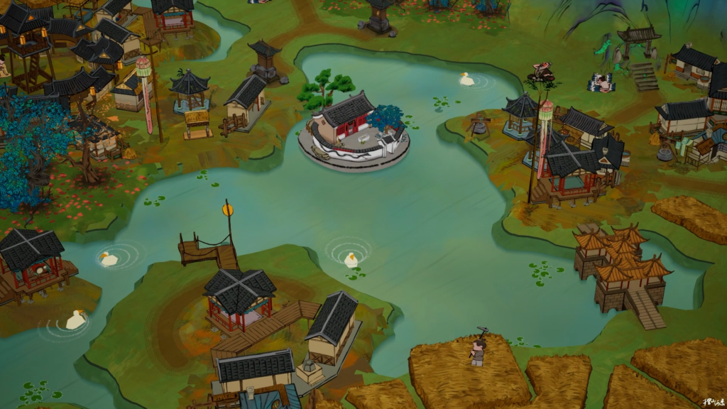 水天相接,自成天地!拼图绘制水墨长卷《千里山河录》Demo上线
