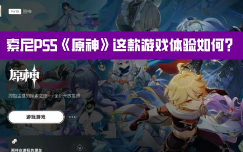 索尼PS5《原神》这款游戏体验如何？分享我的PS5主机真实游玩感受