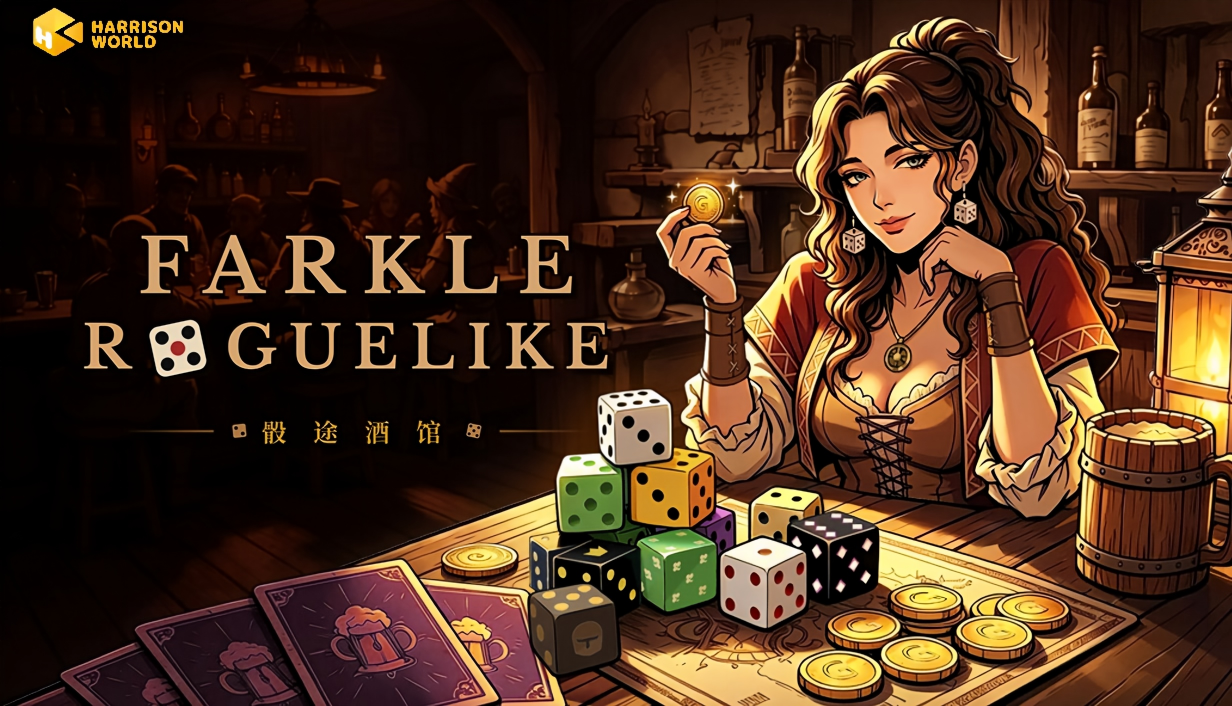 ​ALL IN还是见好就收？——Roguelike骰子策略游戏《骰途酒馆·Farkle Roguelike》9月8日现已发售