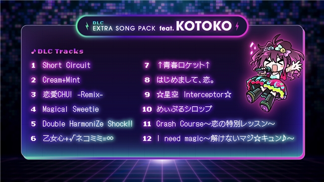 《晕晕电波症候群》DLC2发售!KOTOKO、柚子社乐曲及5首免费曲上线!
