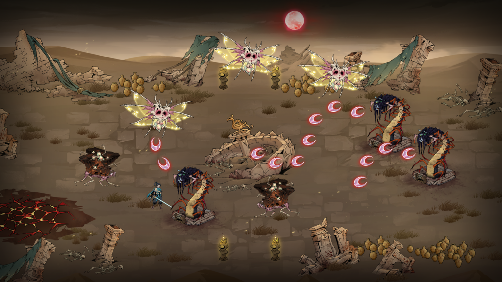 暗黑封神题材，凡人逆天修仙—动作肉鸽《斩月封魔录》亮相Steam新品节